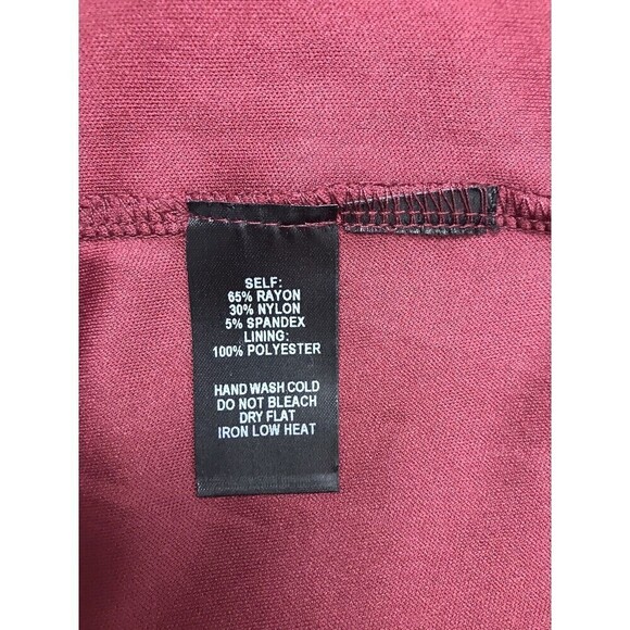 Lulus Bodycon Dress Mini Short Size XS Burgundy Long Sleeve Knit Deep V-Neck - Picture 15 of 16